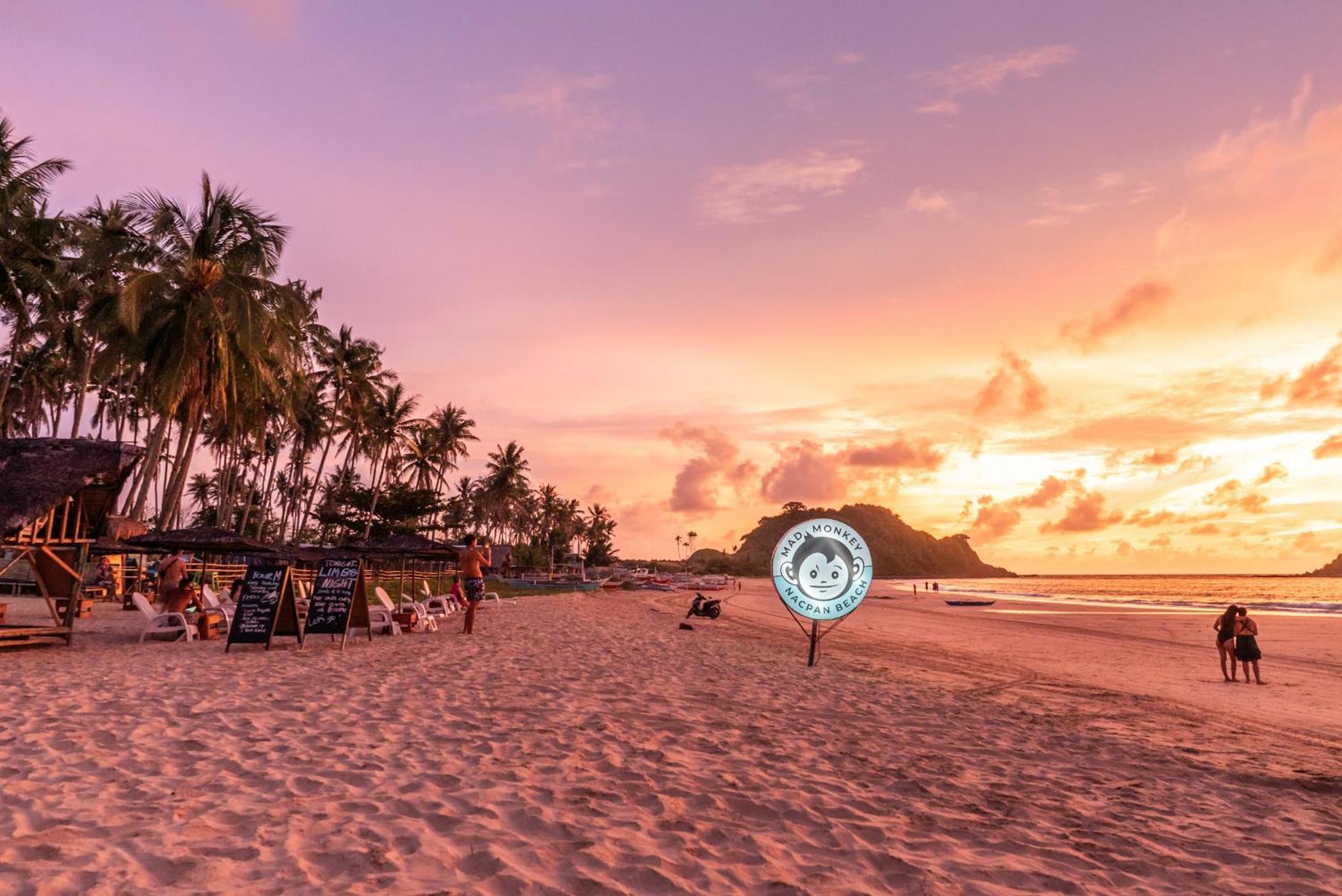 Mad Monkey Hostel Nacpan Beach (Adults Only) El Nido Eksteriør bilde